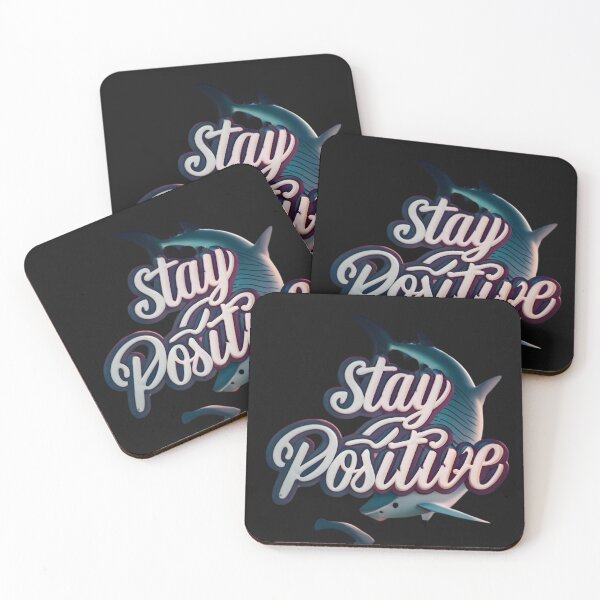 Item preview, Shark Stay Positive designed and sold by zerzeed.