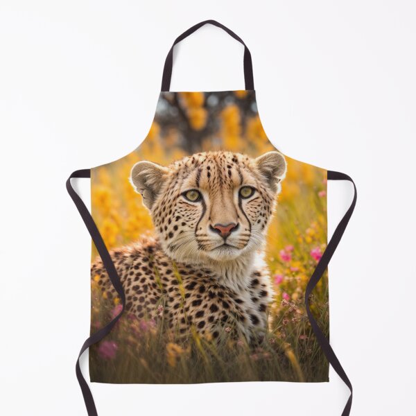 Item preview, Cheetah Cub Sitting in the Grass designed and sold by Wolfheartart.