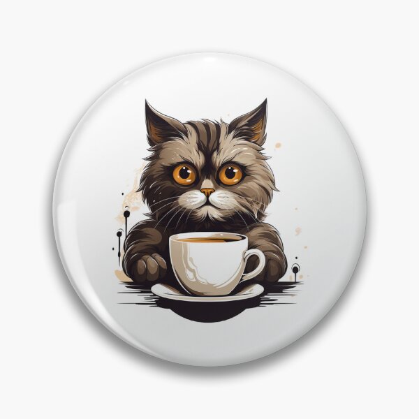 Item preview, Caffeinated Cat - Coffee designed and sold by PrzemekJAS.