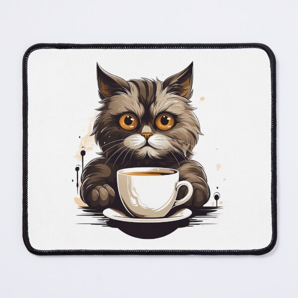 Item preview, Caffeinated Cat - Coffee designed and sold by PrzemekJAS.