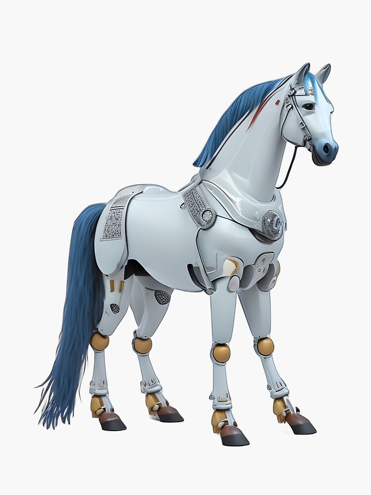 Robot deals horse toy