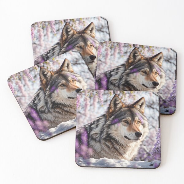 Item preview, Wolf In A Winter Setting designed and sold by Wolfheartart.