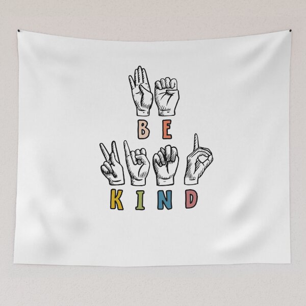 Item preview, Sign Language Be Kind designed and sold by Acim0.