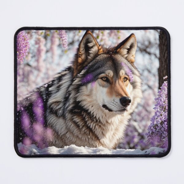 Item preview, Wolf In A Winter Setting designed and sold by Wolfheartart.