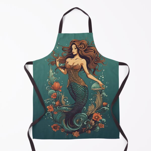 Item preview, Flower Circled Mermaid designed and sold by dcrc.