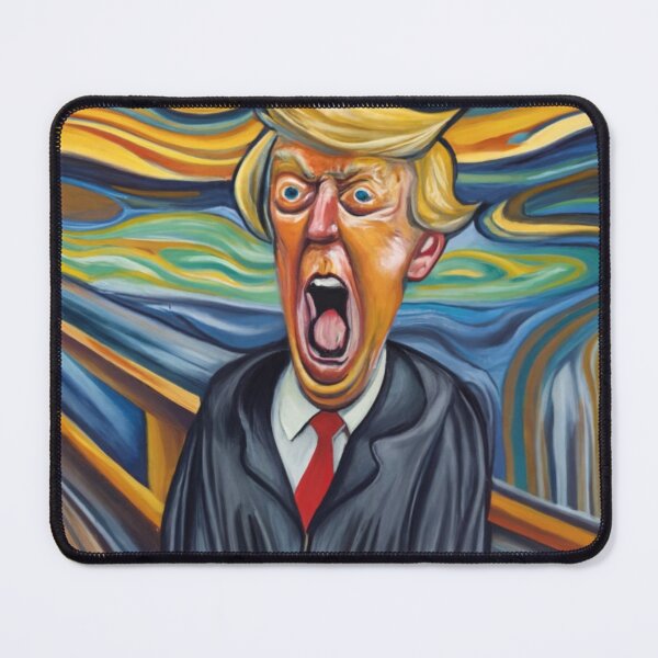 Item preview, Donald Trump as The Scream by Munch painting designed and sold by Adarsh03.