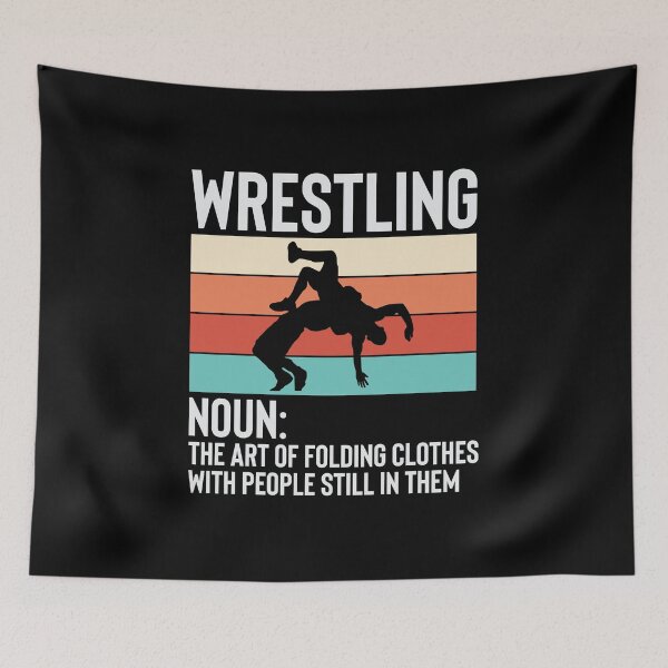 Item preview, Wrestling Folding Clothes With People Still in Them designed and sold by ArtMeetsPizza.