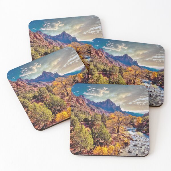 Item preview, Virgin River at Zion: Utah's Majestic Beauty  designed and sold by ChakraMonkey.
