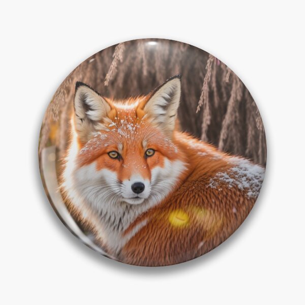 Artikelvorschau, Atemberaubender Rotfuchs im Schnee entworfen und verkauft von Wolfheartart.
