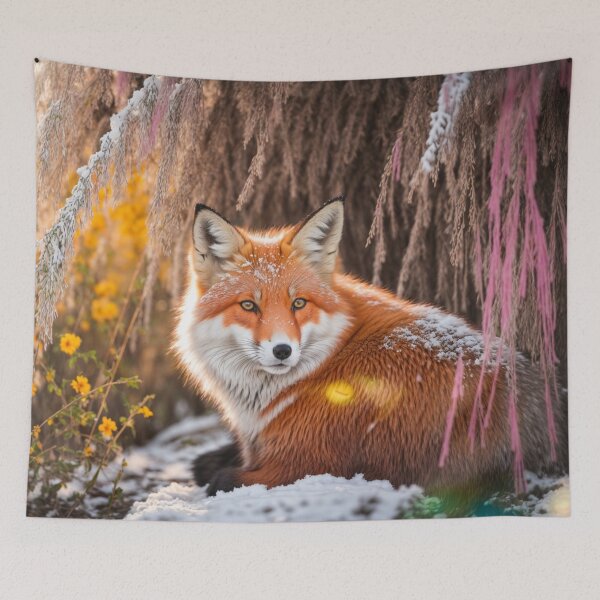 Item preview, Stunning Red Fox in the Snow designed and sold by Wolfheartart.