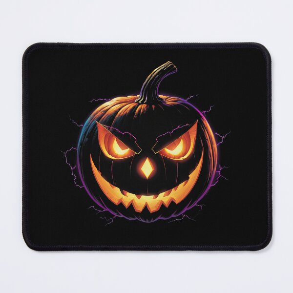 Item preview, spooky jack o lantern, halloween pumpkin painting designed and sold by ChaosEdits.