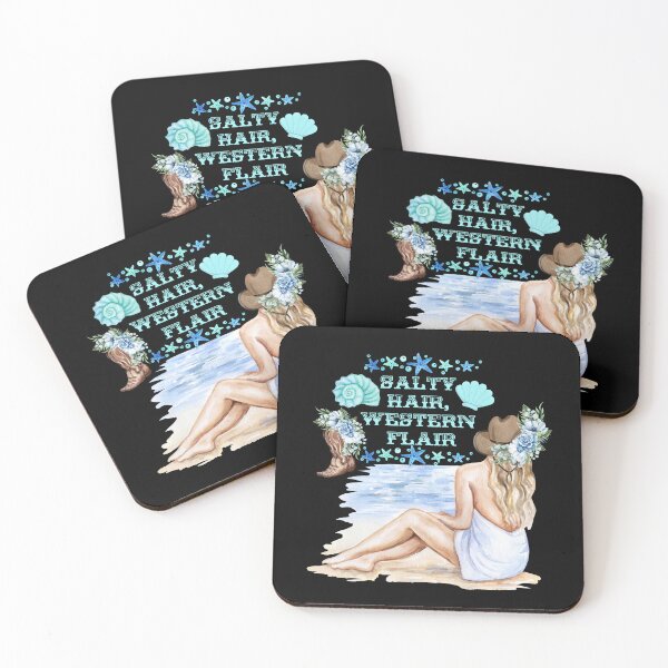 Item preview, Beach Salty Hair Western Flair Cowgirl designed and sold by SunfullyYours.