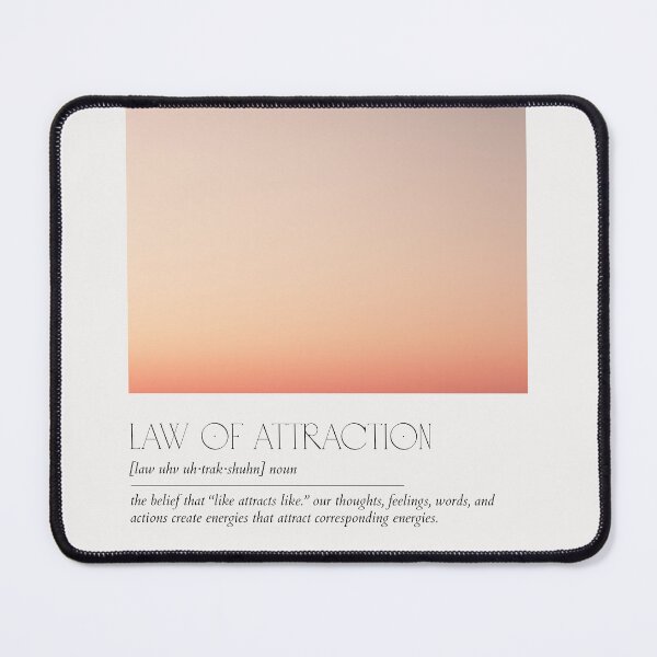Item preview, Law of Attraction Definition designed and sold by Geo Gia.