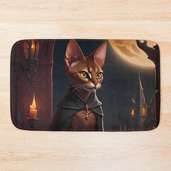 Item preview, Abyssinian Cat Vampire designed and sold by purrfect pattern.