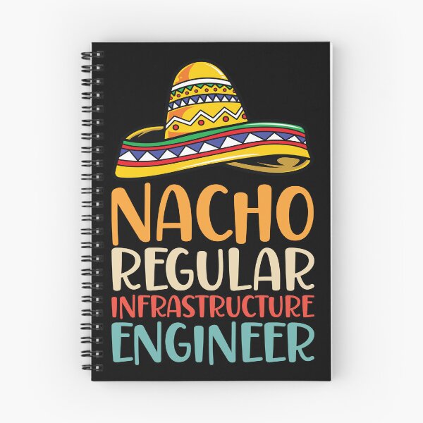 Item preview, Retro Nacho Regular Infrastructure Engineer Funny designed and sold by kamrankhan.