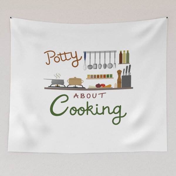 Item preview, Potty About Cooking Illustrative Design designed and sold by NataliePaskell.