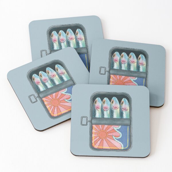 Item preview, tinned fish pals designed and sold by inkohitpsd.