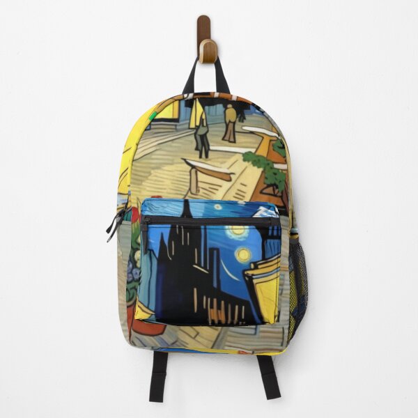 Item preview, Nocturnal Stroll: Post-Impressionist Cityscape designed and sold by opulantorbit.