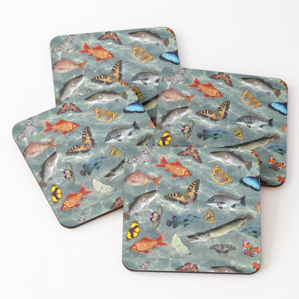 Item preview, Surrealism - Butterflies and Fish  designed and sold by emkaygertz.