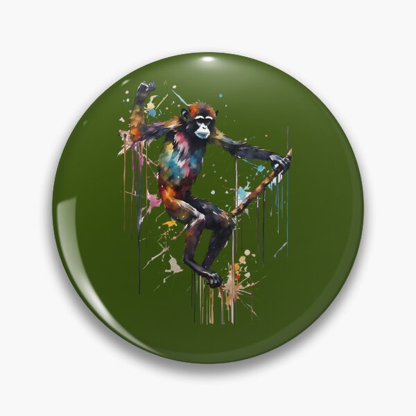 Item preview, Spider Monkey Watercolour Art designed and sold by Darren Wilkes.