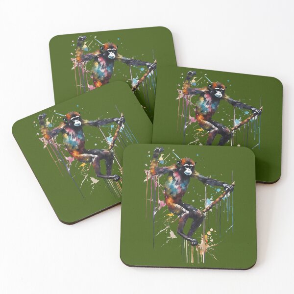 Item preview, Spider Monkey Watercolour Art designed and sold by Darren Wilkes.