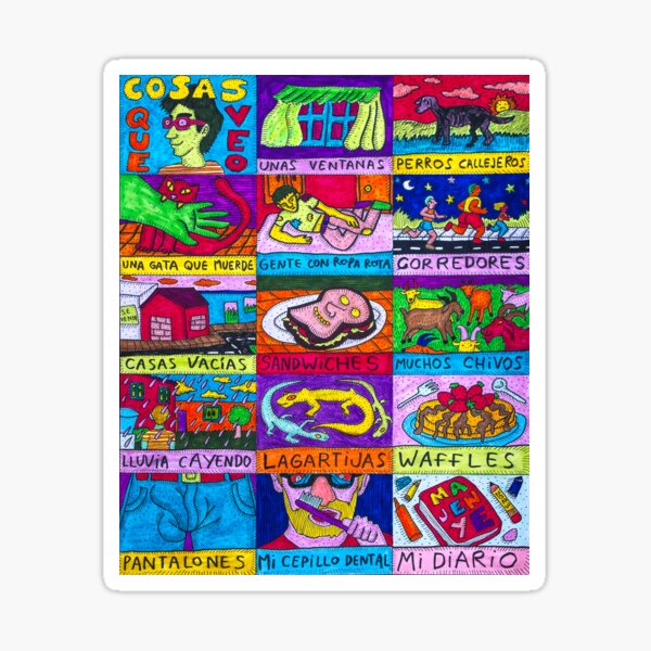 Vista previa del artículo con la obra «Cosas que veo», diseñado y vendido por Carlos Luis  Sánchez Becerra.