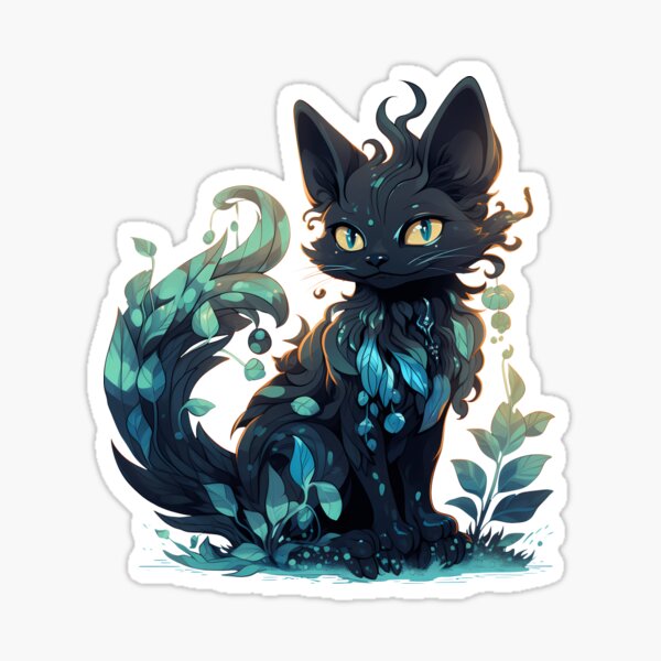 Artikel-Vorschau von Fantasy-Pflanzenkatzen-Hybride, designt und verkauft von SchorlCraft.