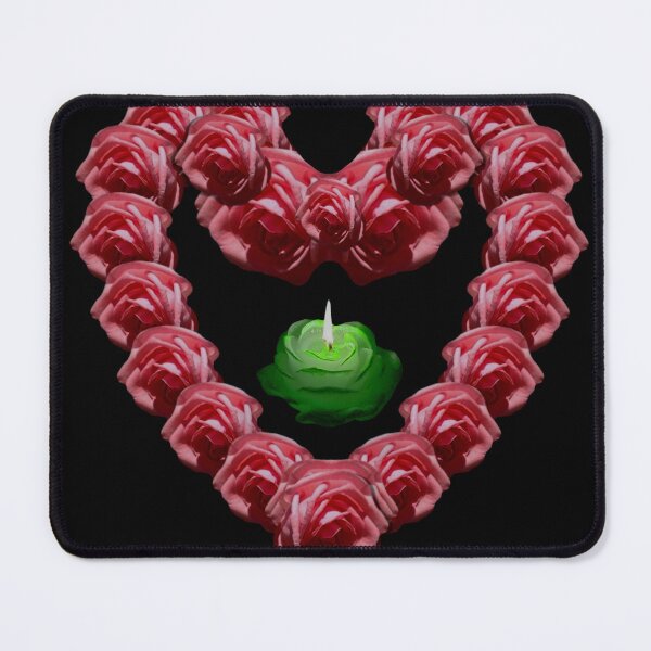 Item preview, rose heart and a candle of love designed and sold by Pepita Selles.