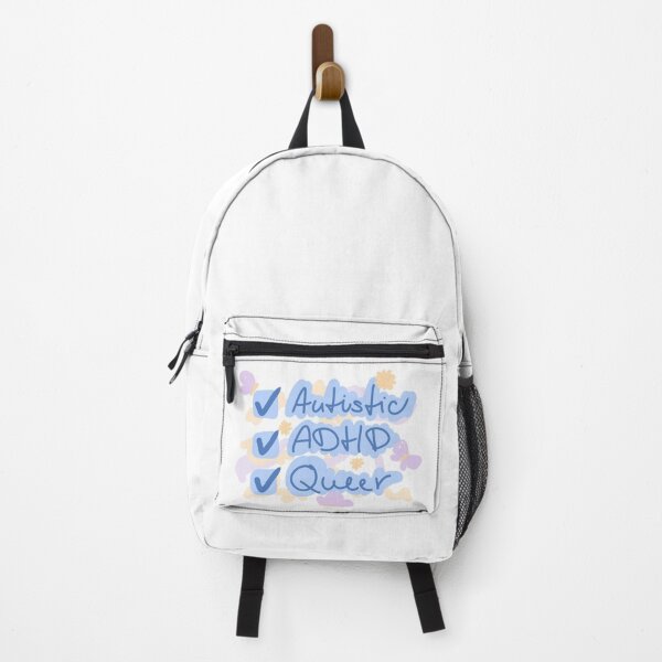 Item preview, Autistic, with ADHD + queer designed and sold by nemothelostfish.