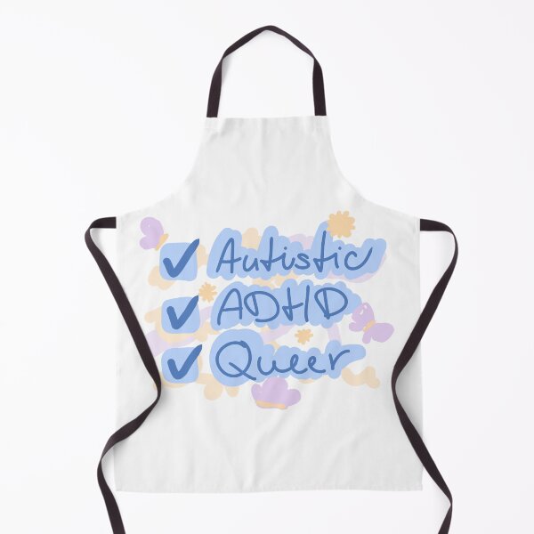 Item preview, Autistic, with ADHD + queer designed and sold by nemothelostfish.
