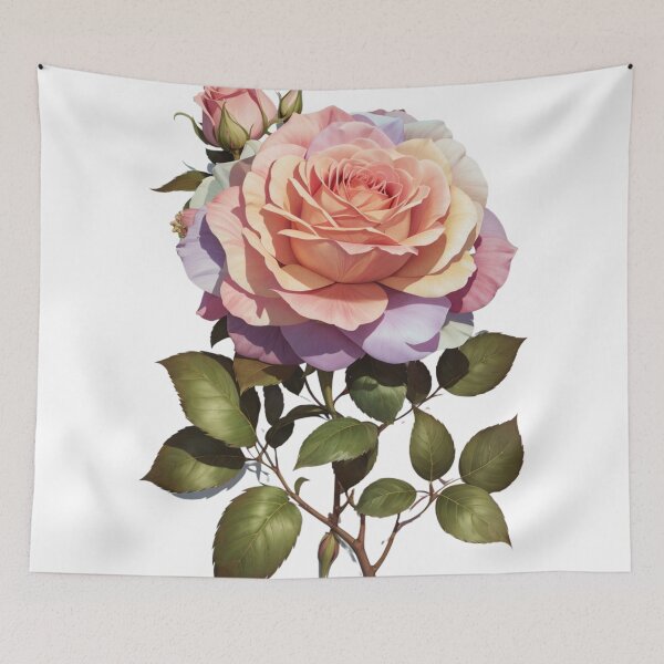 Item preview, Diseño de rosa multicolor. designed and sold by Imaginaria Inkworks.