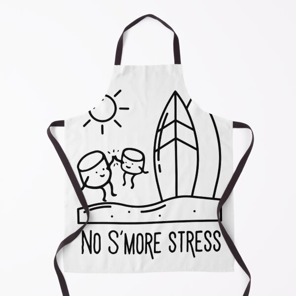 Item preview, No S'more Stress with Happy Marshmallows designed and sold by sassandsun.