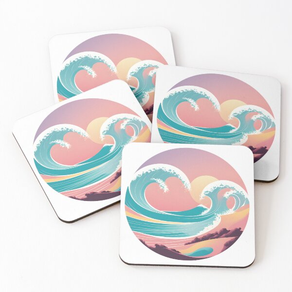 Item preview, Waves and sunset designed and sold by studiomrska.