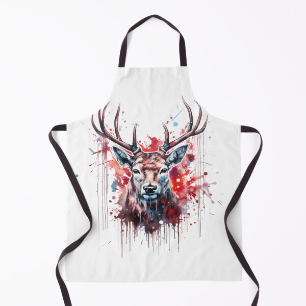 Item preview, Red White & Blue Graffiti Stag designed and sold by OspreyElliott.