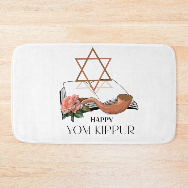 Item preview, Happy yom kippur.Star of David. Book.Pipe.Flower. designed and sold by Anastasiia Yurevych.
