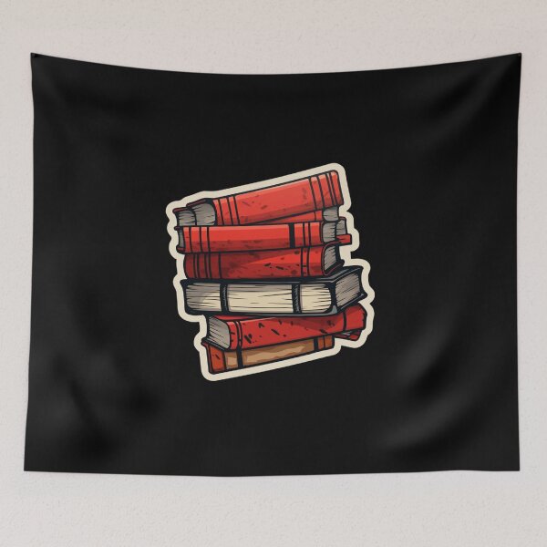 Item preview, banned books stack designed and sold by Mateusz Majcherek.