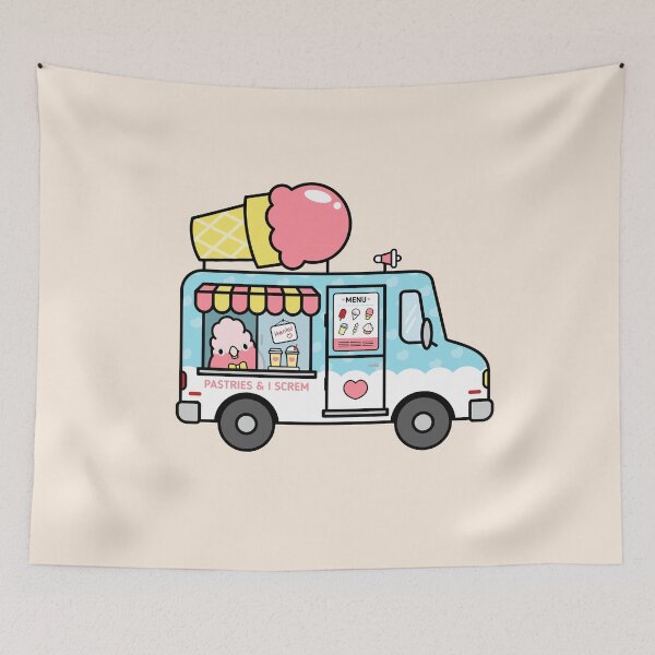Item preview, Ice Cream Truck Bird - Galah Cockatoo designed and sold by birdhism.