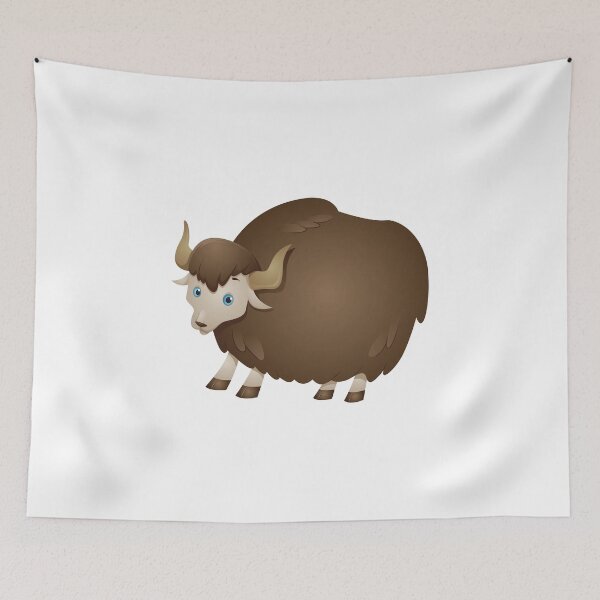 Item preview, happy Brown Yak designed and sold by The art world.