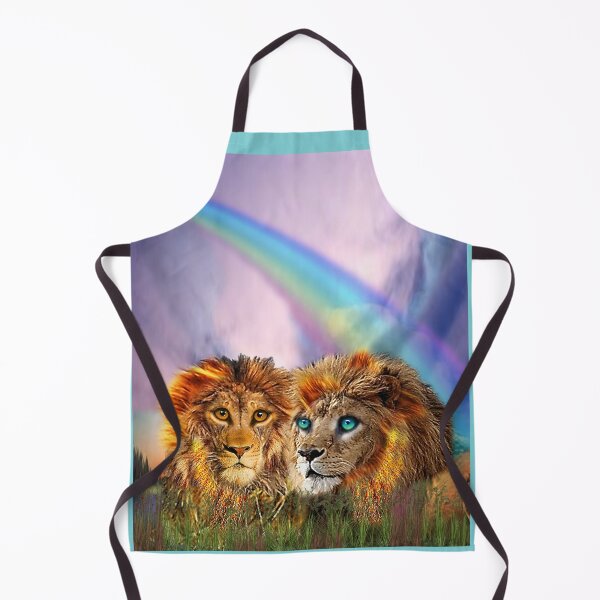 Item preview, Two Lions and a Rainbow designed and sold by Patricia Brown.