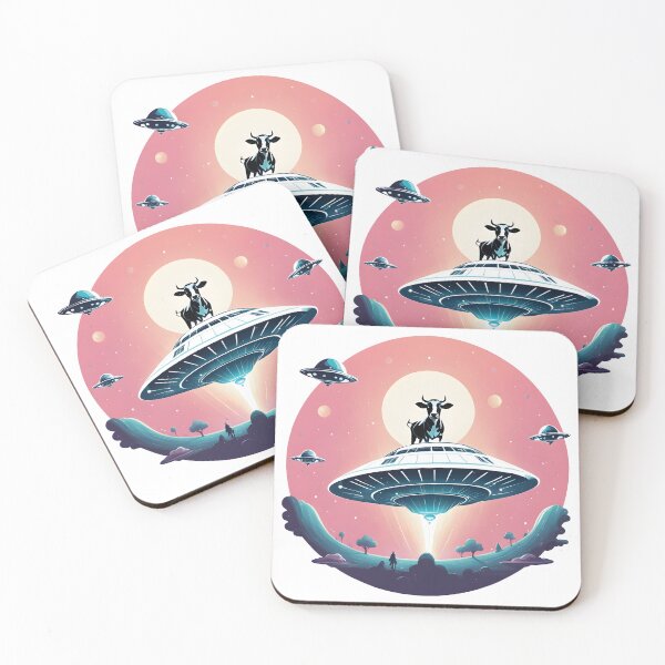Item preview, Is the cow abducting or has it been abducted? designed and sold by studiomrska.