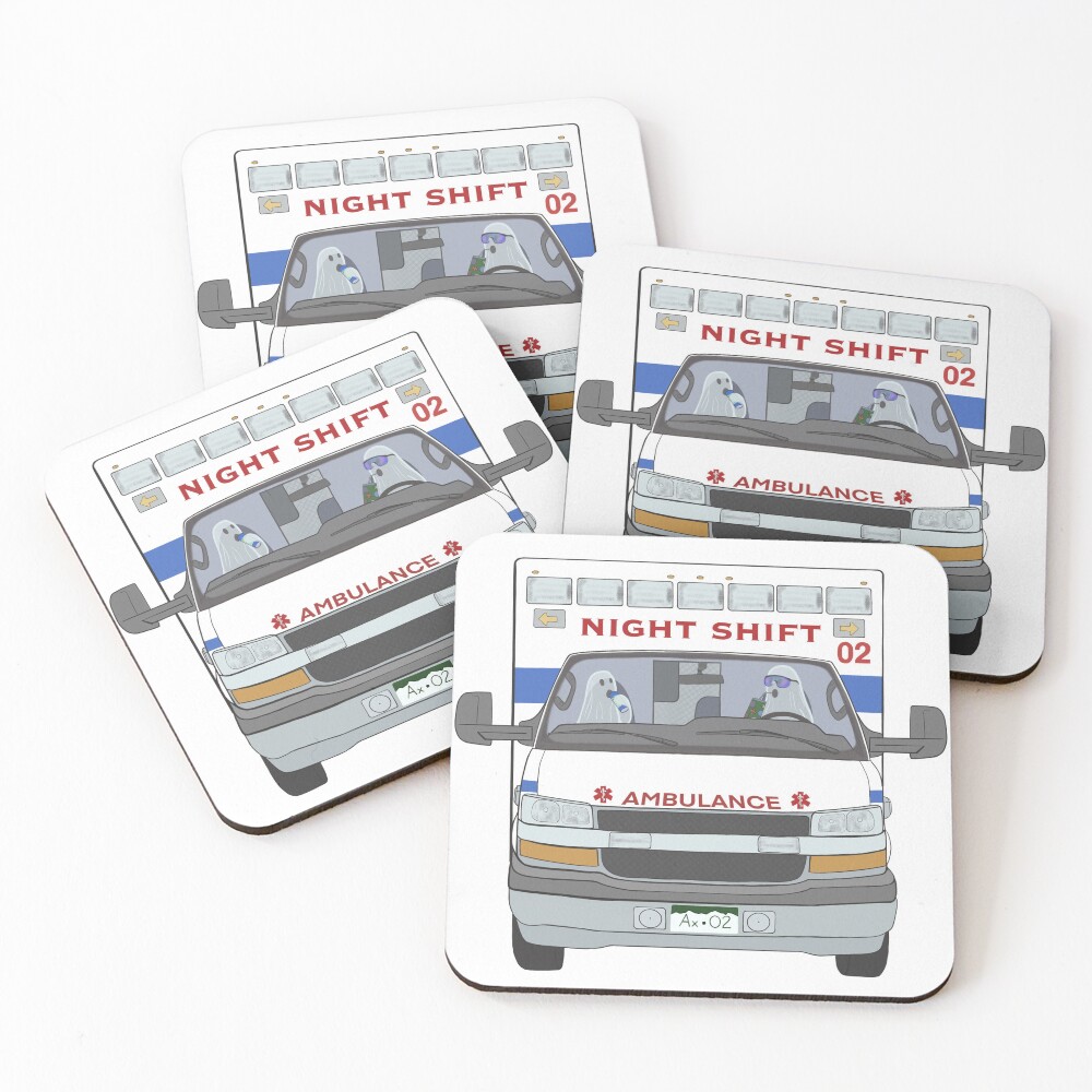 Item preview, Coasters (Set of 4) designed and sold by AxO2Shop.