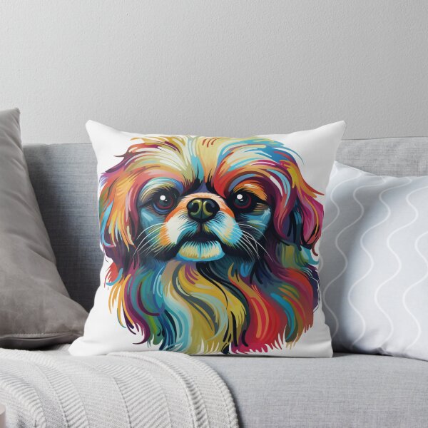 Aperçu de l'œuvre Colorful Pekingese créée et vendue par MendaciousMina.