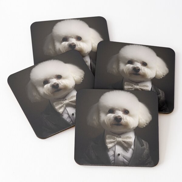 Item preview, Bichons Frise Dog in Suit designed and sold by Merchgard.