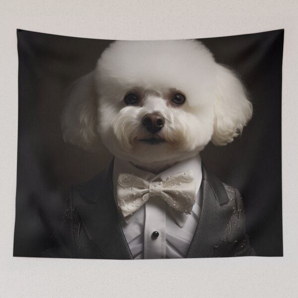 Item preview, Bichons Frise Dog in Suit designed and sold by Merchgard.