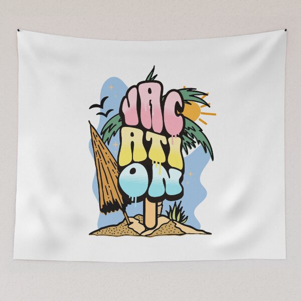 Item preview, Vacation Mode Sunny Beach Popsicle  designed and sold by Khihi.