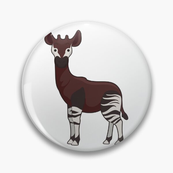 Artikelvorschau, Glücklicher Okapi entworfen und verkauft von The art world.