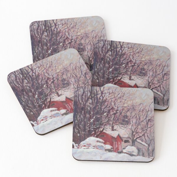 Item preview, Snowed In Original oil painting/Christmas winter art designed and sold by K Mussack.
