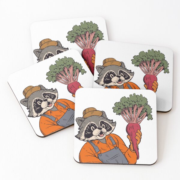 Item preview, Harvest in Autumn - Racoon in the garden designed and sold by NaturesBandit.