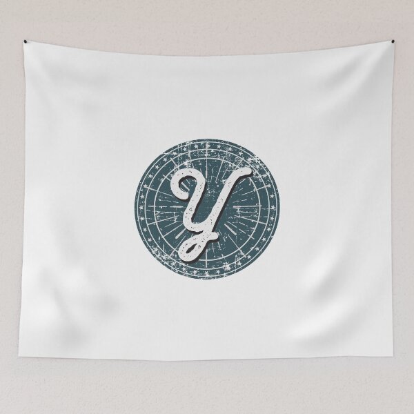 Item preview, Monogram Y Vintage Sunburst Circle designed and sold by simplymonogram.
