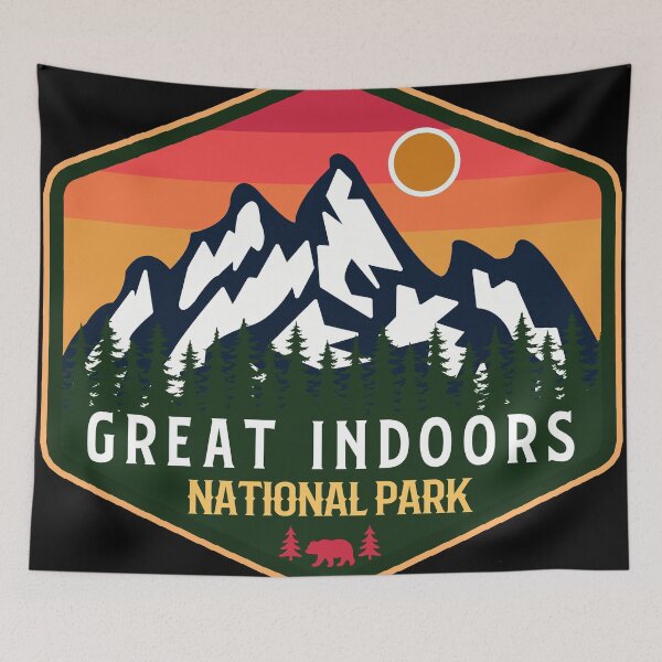 Item preview, Great Indoors National Park designed and sold by nature-space.